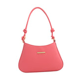 Maxbell Women Underarm Handbag Portable Elegant Purse Tote for Street Shopping Party Pink