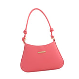 Maxbell Women Underarm Handbag Portable Elegant Purse Tote for Street Shopping Party Pink