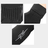 Maxbell Winter Gloves Nonslip Portable Soft Warm Mittens for Running Daily Work Snow Black L