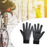 Maxbell Winter Gloves Nonslip Portable Soft Warm Mittens for Running Daily Work Snow Gray L
