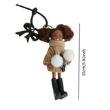 Maxbell Keychain Pendant DIY Versatile Key Chain for Graduation Backpack Party Favor Khaki