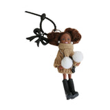 Maxbell Keychain Pendant DIY Versatile Key Chain for Graduation Backpack Party Favor Khaki
