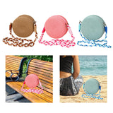 Maxbell Woven Straw Crossbody Bag Lightweight Fashion Bohemia Bag Women Shoulder Bag Brown