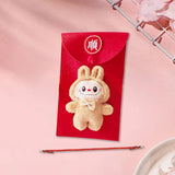 Maxbell Chinese New Year Red Envelope Crossbody Bag Blessing Gift Lucky Money Pocket brown doll