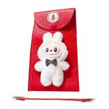 Maxbell Chinese New Year Red Envelope Crossbody Bag Blessing Gift Lucky Money Pocket white doll