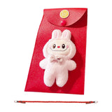Maxbell Chinese New Year Red Envelope Crossbody Bag Blessing Gift Lucky Money Pocket pink doll