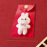 Maxbell Chinese New Year Red Envelope Crossbody Bag Blessing Gift Lucky Money Pocket pink doll