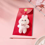 Maxbell Chinese New Year Red Envelope Crossbody Bag Blessing Gift Lucky Money Pocket pink doll