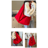 Maxbell Women's Tote Bag Fashionable Women Shoulder Bag for Spring Shopping Vacation Red
