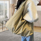 Maxbell Women's Tote Bag Fashionable Women Shoulder Bag for Spring Shopping Vacation Khaki