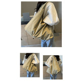 Maxbell Women's Tote Bag Fashionable Women Shoulder Bag for Spring Shopping Vacation Khaki