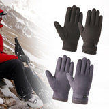 Maxbell Winter Gloves Soft Outdoor Sports Equipment for Walking Cycling Motorcycling Black