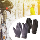 Maxbell Winter Gloves Soft Outdoor Sports Equipment for Walking Cycling Motorcycling Black