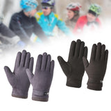 Maxbell Winter Gloves Soft Outdoor Sports Equipment for Walking Cycling Motorcycling Black