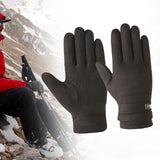 Maxbell Winter Gloves Soft Outdoor Sports Equipment for Walking Cycling Motorcycling Black