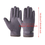 Maxbell Winter Gloves Soft Outdoor Sports Equipment for Walking Cycling Motorcycling Gray