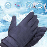 Maxbell Winter Gloves Soft Outdoor Sports Equipment for Walking Cycling Motorcycling Gray