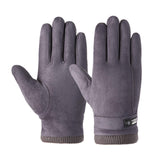 Maxbell Winter Gloves Soft Outdoor Sports Equipment for Walking Cycling Motorcycling Gray