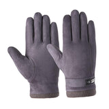Maxbell Winter Gloves Soft Outdoor Sports Equipment for Walking Cycling Motorcycling Gray
