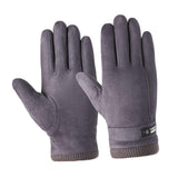 Maxbell Winter Gloves Soft Outdoor Sports Equipment for Walking Cycling Motorcycling Gray