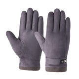 Maxbell Winter Gloves Soft Outdoor Sports Equipment for Walking Cycling Motorcycling Gray
