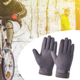 Maxbell Winter Gloves Soft Outdoor Sports Equipment for Walking Cycling Motorcycling Gray