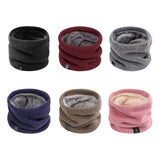 Maxbell Winter Neck Gaiter Thermal Neck Cover for Outdoor Sports Snowboarding Biking Black