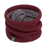 Maxbell Winter Neck Gaiter Thermal Neck Cover for Outdoor Sports Snowboarding Biking Red