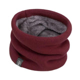 Maxbell Winter Neck Gaiter Thermal Neck Cover for Outdoor Sports Snowboarding Biking Red