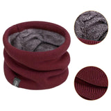 Maxbell Winter Neck Gaiter Thermal Neck Cover for Outdoor Sports Snowboarding Biking Red