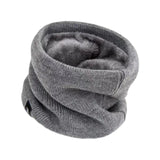 Maxbell Winter Neck Gaiter Thermal Neck Cover for Outdoor Sports Snowboarding Biking Gray