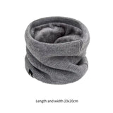 Maxbell Winter Neck Gaiter Thermal Neck Cover for Outdoor Sports Snowboarding Biking Gray