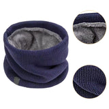Maxbell Winter Neck Gaiter Thermal Neck Cover for Outdoor Sports Snowboarding Biking Navy