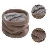 Maxbell Winter Neck Gaiter Thermal Neck Cover for Outdoor Sports Snowboarding Biking Khaki