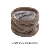 Maxbell Winter Neck Gaiter Thermal Neck Cover for Outdoor Sports Snowboarding Biking Khaki