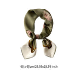 Maxbell Square Women Silk Scarf Mother Gift Head Wrap for Picnics Beach Traveling