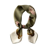 Maxbell Square Women Silk Scarf Mother Gift Head Wrap for Picnics Beach Traveling