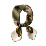 Maxbell Square Women Silk Scarf Mother Gift Head Wrap for Picnics Beach Traveling