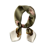 Maxbell Square Women Silk Scarf Mother Gift Head Wrap for Picnics Beach Traveling