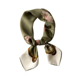 Maxbell Square Women Silk Scarf Mother Gift Head Wrap for Picnics Beach Traveling