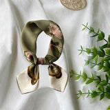 Maxbell Square Women Silk Scarf Mother Gift Head Wrap for Picnics Beach Traveling