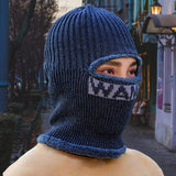 Maxbell Men Balaclava Thermal Lightweight Knit Hat for Riding Camping Outdoor Sports Navy