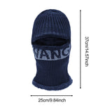 Maxbell Men Balaclava Thermal Lightweight Knit Hat for Riding Camping Outdoor Sports Navy