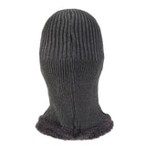 Maxbell Men Balaclava Thermal Lightweight Knit Hat for Riding Camping Outdoor Sports Gray