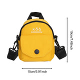 Maxbell Women Canvas Phone Bag Unique Mini Handbag for Birthday Gift Shopping Dating Yellow