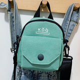 Maxbell Women Canvas Phone Bag Unique Mini Handbag for Birthday Gift Shopping Dating Green