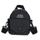 Maxbell Women Canvas Phone Bag Unique Mini Handbag for Birthday Gift Shopping Dating Black