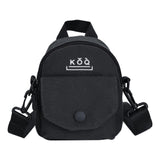 Maxbell Women Canvas Phone Bag Unique Mini Handbag for Birthday Gift Shopping Dating Black