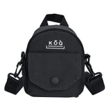 Maxbell Women Canvas Phone Bag Unique Mini Handbag for Birthday Gift Shopping Dating Black