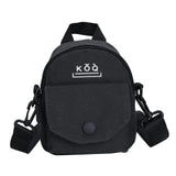 Maxbell Women Canvas Phone Bag Unique Mini Handbag for Birthday Gift Shopping Dating Black